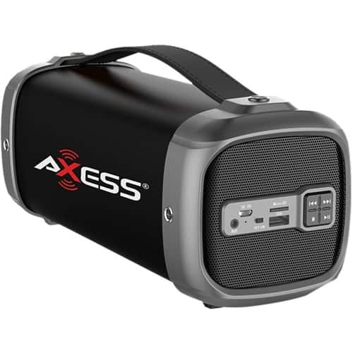 Best Buy: AXXESS SPAX1074 Portable Bluetooth Speaker Silver SPBT1074SL