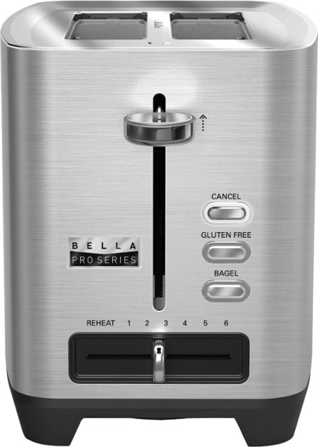 BELLA 2 Slice Toaster, Quick & Even Results Every Time, Wide Slots Fit –  JandWShippingGroup