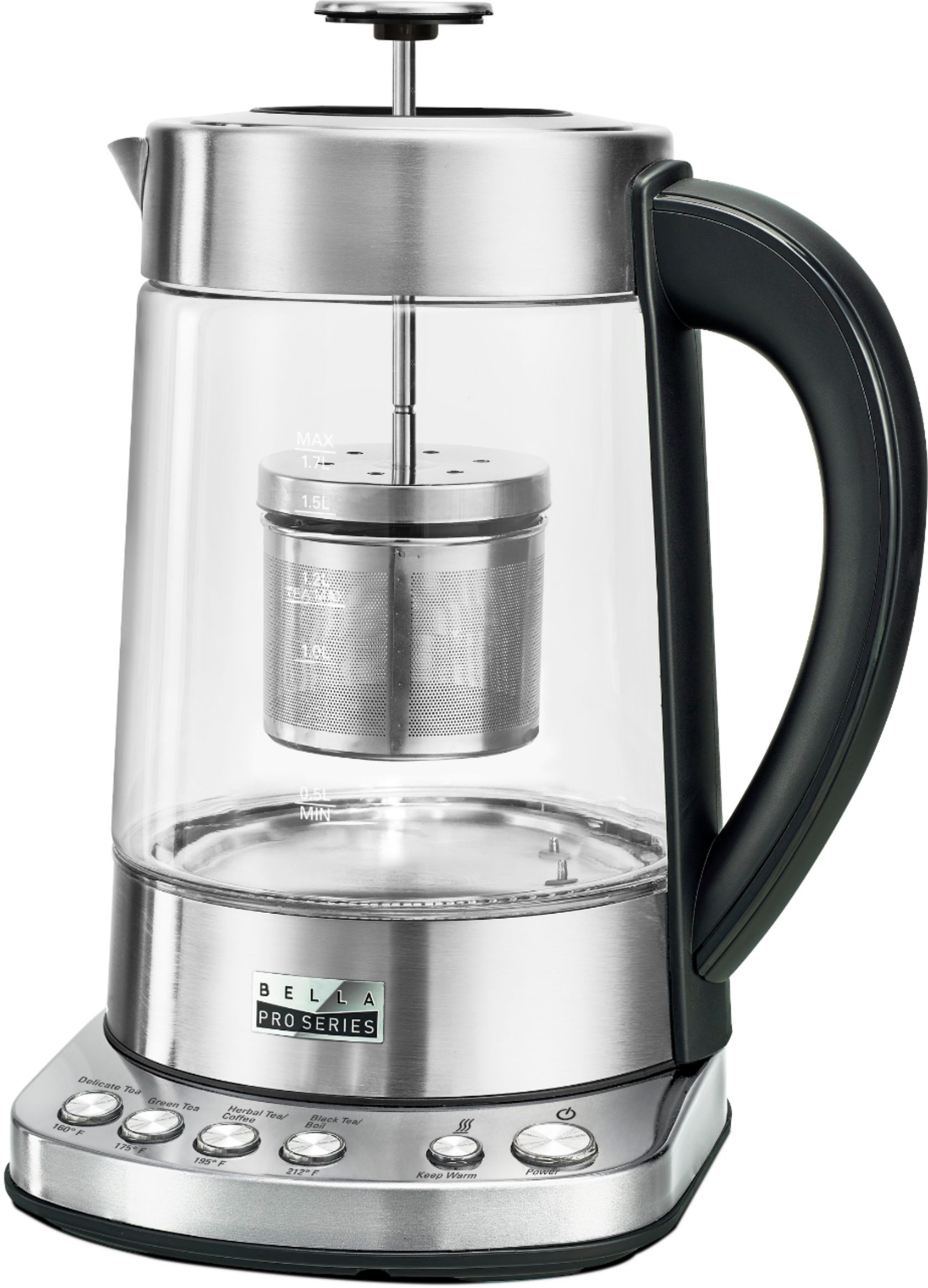 Best Buy: Bella Pro Series 5-Cup Coffee Maker Stainless Steel 90071