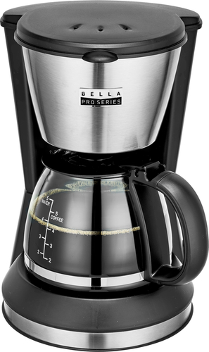 Bella - Pro Series 5-Cup Coffeemaker - Stainless Steel was $29.99 now $14.99 (50.0% off)