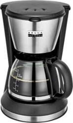 Bella Pro Series - 5-Cup Coffee Maker - Stainless Steel - Front_Zoom