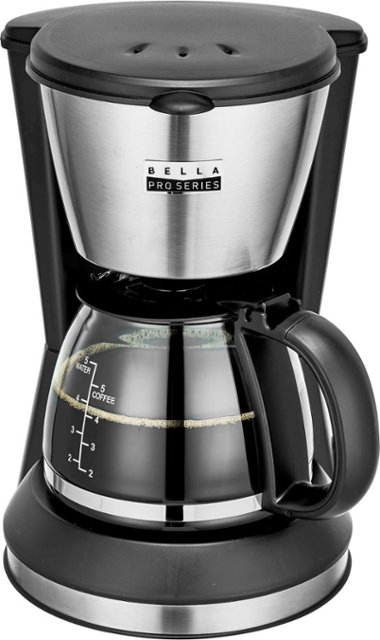 Front Zoom. Bella Pro Series - 5-Cup Coffee Maker - Stainless Steel.