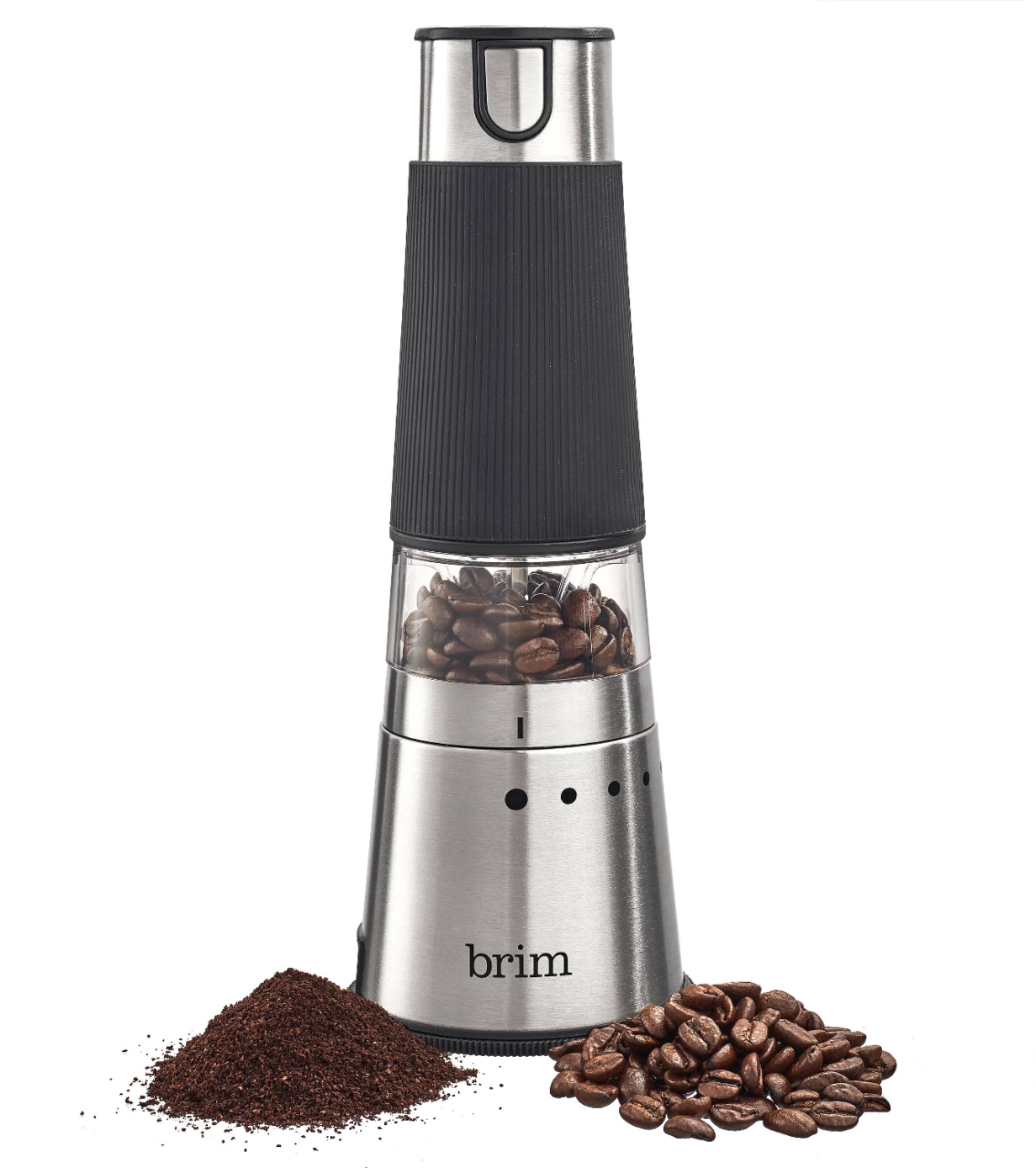 Alt View 12. Brim - 1.6-Oz Electric Handheld Electric Coffee Grinder - Stainless Steel.