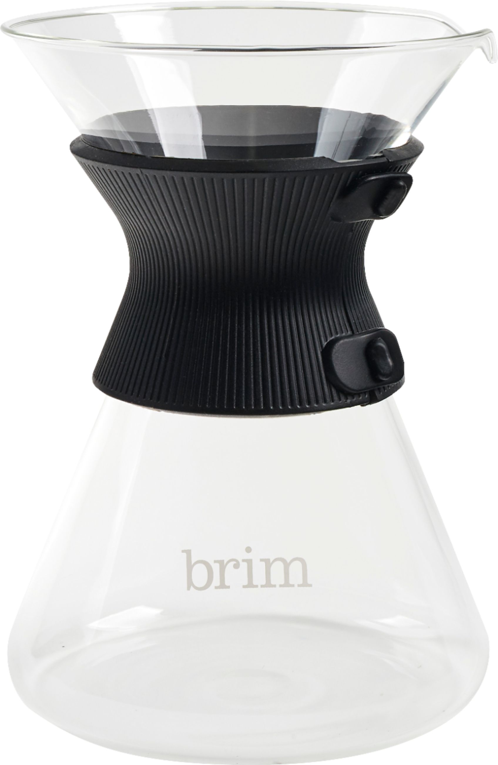 Best Buy: Brim 6-Cup Pour Over Coffee Maker Kit Clear/Black 50015