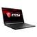 Front. MSI - 15.6" Gaming Laptop - Intel Core i7 - 16GB Memory - NVIDIA GeForce GTX 1070 - 256GB Solid State Drive - Matte Black With Gold Diamond Cut.