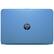 Alt View 12. HP - Stream 14" Laptop - Intel Celeron - 4GB Memory - 32GB eMMC Flash Memory - Textured Linear Grooves In Aqua Blue.