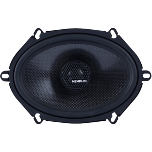 Memphis Car Audio - MClass 5" x 7" 2-Way Car Speakers with Carbon Fiber Cones (Pair) - Black