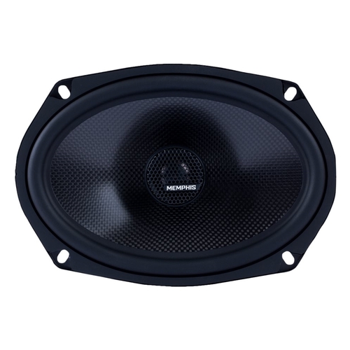Memphis Car Audio - MClass 6" x 9" 2-Way Car Speakers with Carbon Fiber Cones (Pair) - Black