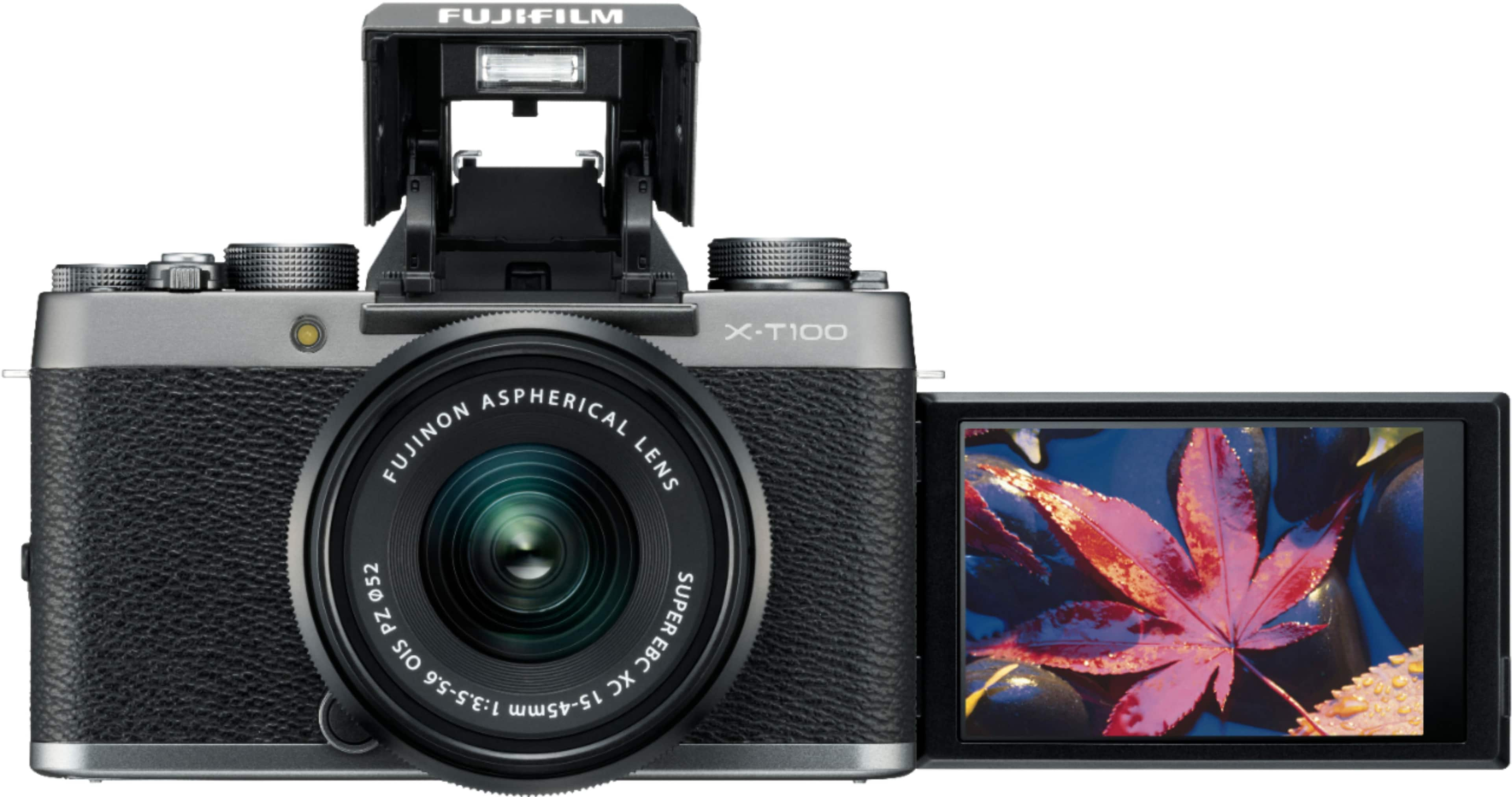 Best Buy: Fujifilm X Series X-T100 Mirrorless Camera with 15-45mm