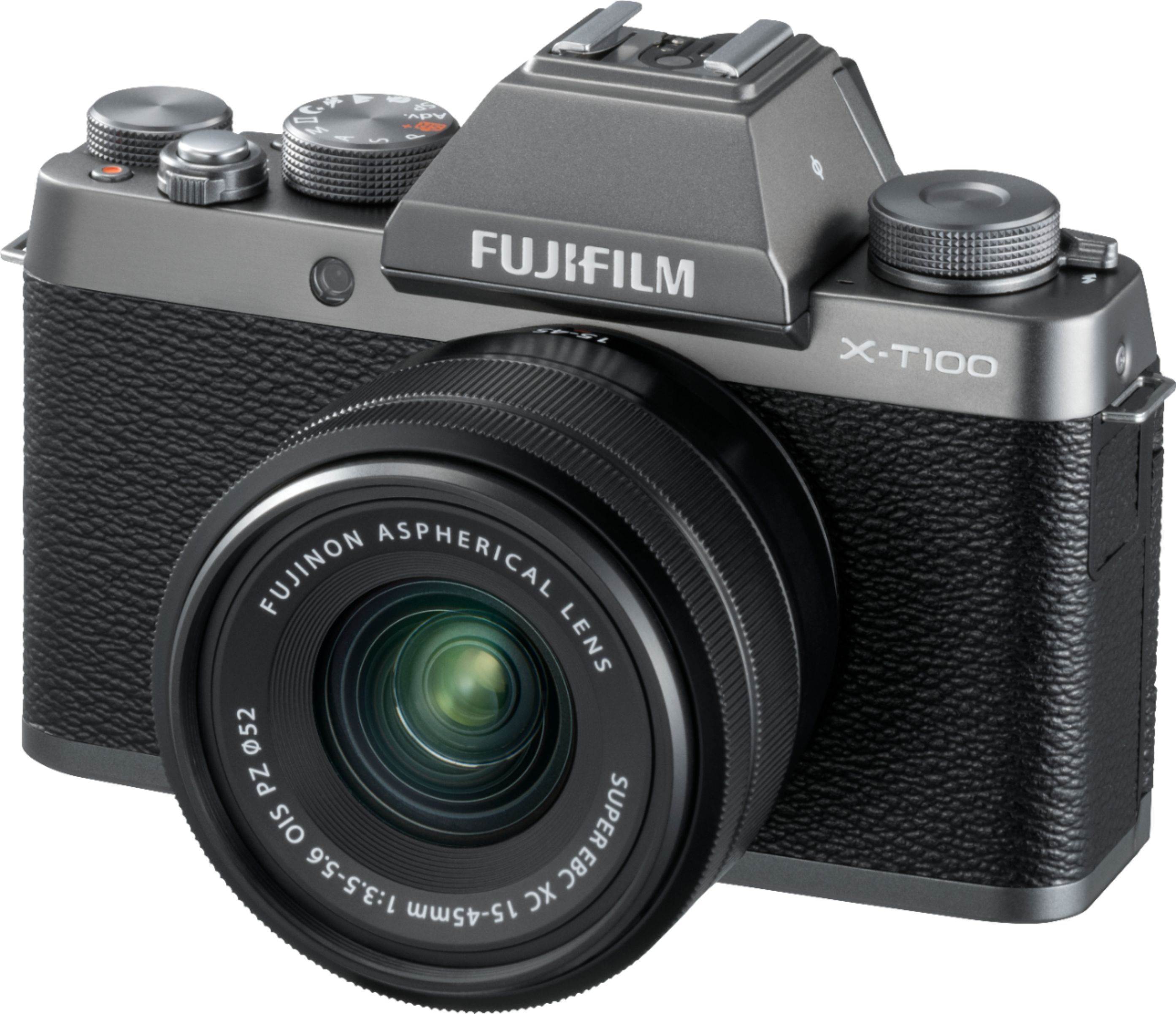Best Buy: Fujifilm X Series X-T100 Mirrorless Camera with 15-45mm