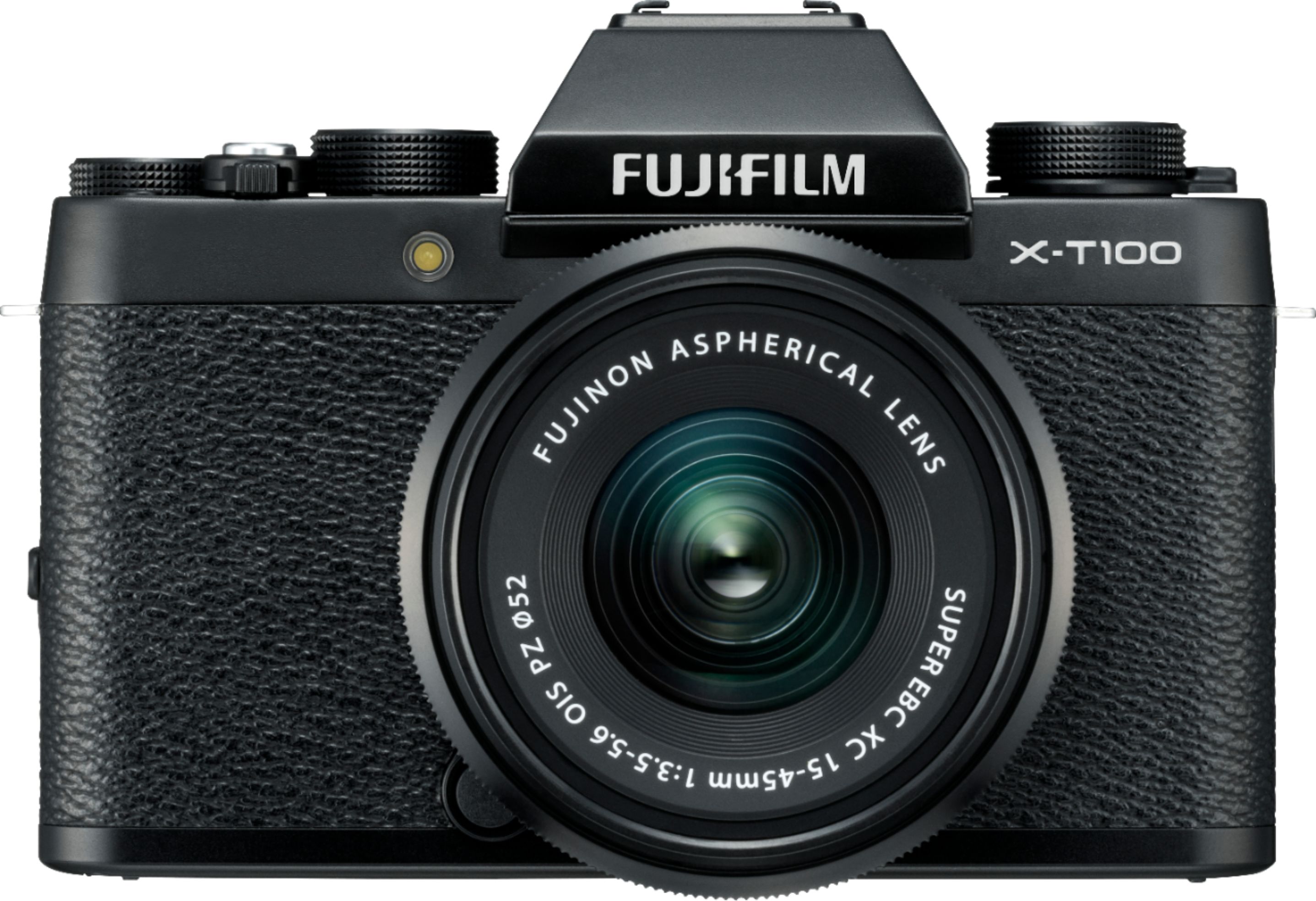 Fujifilm X Series X-T100 Mirrorless Camera with 15-45mm Lens Black 16582804  - Best Buy