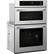 Angle. LG - 30" Built-In Electric Convection Smart Combination Wall Oven with Microwave and Infrared Heating - Stainless steel.