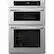 Front. LG - 30" Built-In Electric Convection Smart Combination Wall Oven with Microwave and Infrared Heating - Stainless steel.