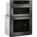 Angle. LG - 30" Built-In Electric Convection Smart Combination Wall Oven with Microwave and Infrared Heating - Black Stainless Steel.