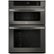 Front Zoom. LG - 30" Built-In Electric Convection Smart Combination Wall Oven with Microwave and Infrared Heating - Black stainless steel.