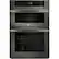 Front. LG - 30" Built-In Electric Convection Smart Combination Wall Oven with Microwave and Infrared Heating - Black Stainless Steel.
