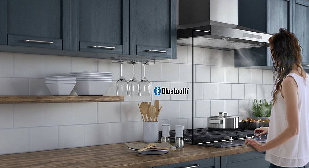 Alt View 26. Samsung - 36" Built-In Gas Cooktop with WiFi - Stainless Steel.