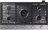 Samsung - 36" Built-In Gas Cooktop with WiFi and Dual Power Brass Burner - Stainless Steel