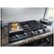 Alt View Zoom 18. Samsung - 36" Built-In Gas Cooktop with WiFi and Dual Power Brass Burner - Black Stainless Steel.