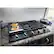 Alt View 18. Samsung - 36" Built-In Gas Cooktop with WiFi and Dual Power Brass Burner - Black Stainless Steel.