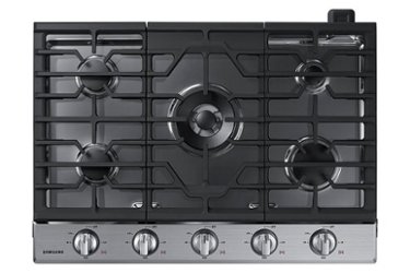 Samsung - 30" Built-In Gas Cooktop with WiFi - Stainless steel - Front_Zoom