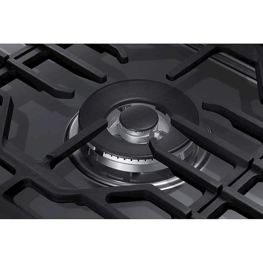 Alt View 13. Samsung - 30" Built-In Gas Cooktop with WiFi - Stainless Steel.