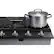 Alt View 16. Samsung - 30" Built-In Gas Cooktop with WiFi and Dual Power Brass Burner - Black Stainless Steel.