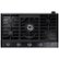 Front. Samsung - 30" Built-In Gas Cooktop with WiFi - Black Stainless Steel.