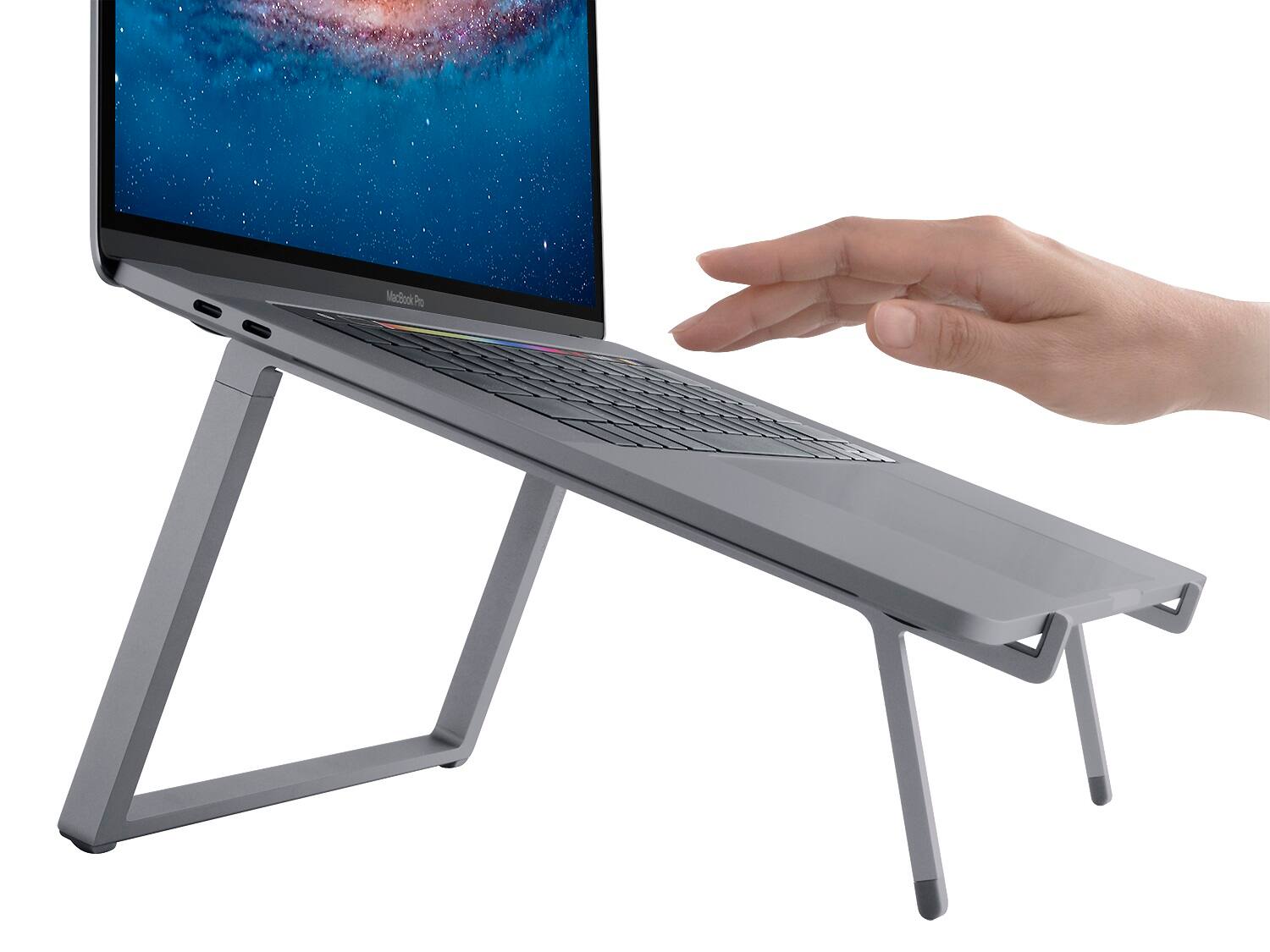 Alt View 14. Rain Design - Rain Design mBar Pro + Plus Foldable Laptop Stand - Space Gray.