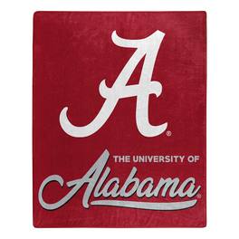 Northwest - Alabama Crimson Tide 50" x 60" Signature Raschel Plush Throw Blanket - Multicolor