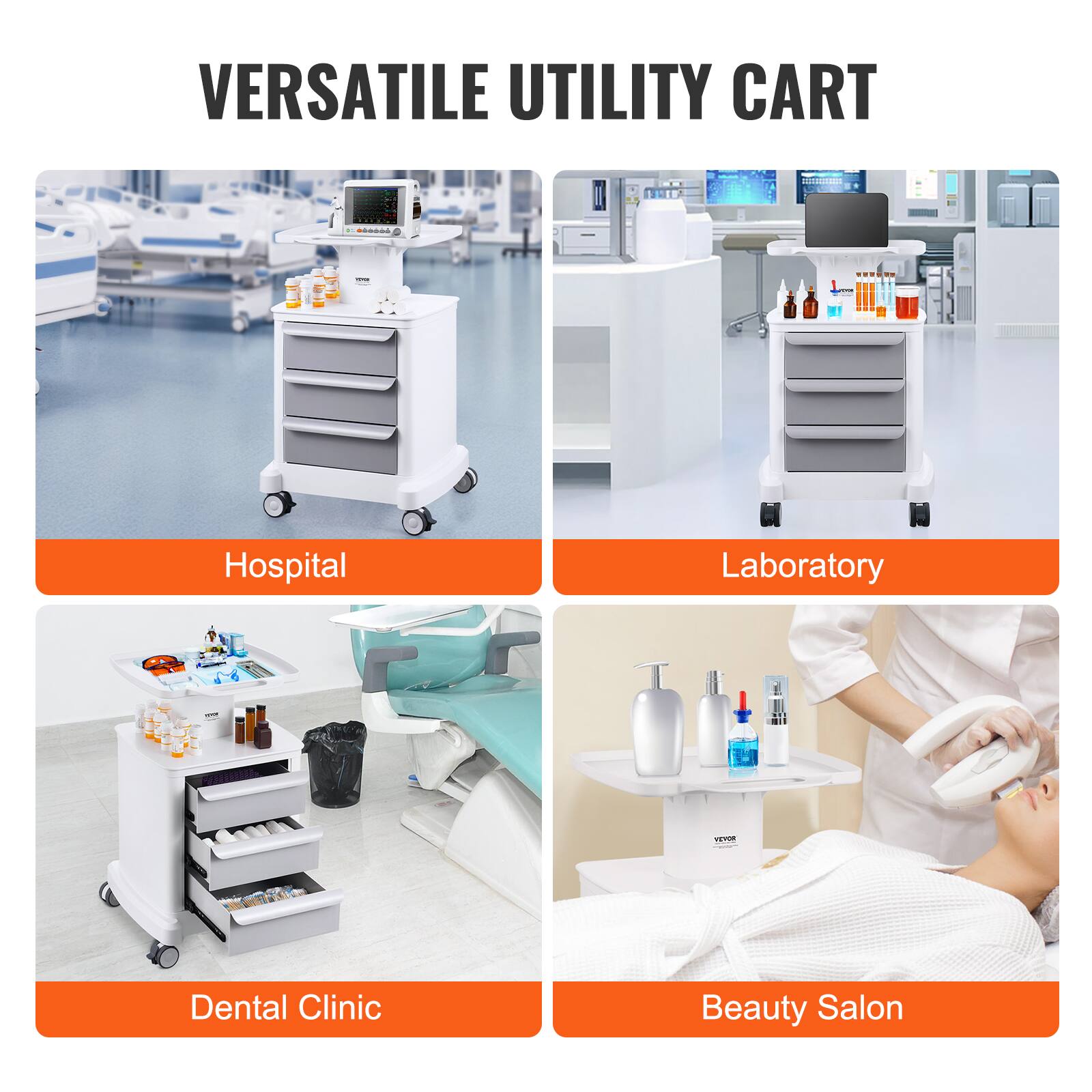 VERSATILE UTILITY CART

Hospital
Laboratory
Dental Clinic
Beauty Salon