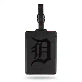 Jardine - Detroit Tigers Ultra Suede Luggage Tag - Black