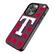 Alt View 1. Keyscaper - Texas Rangers Plaid Magnetic Bump iPhone Case - 16 Pro Max - Black.