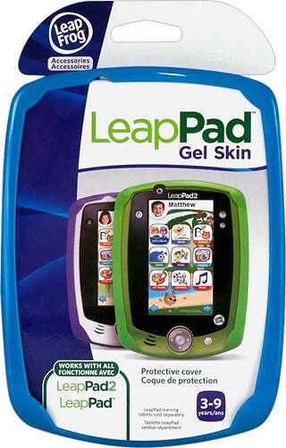 LeapFrog - Gel Skin for LeapFrog LeapPad and LeapPad2 Tablets - Blue-Front_Standard