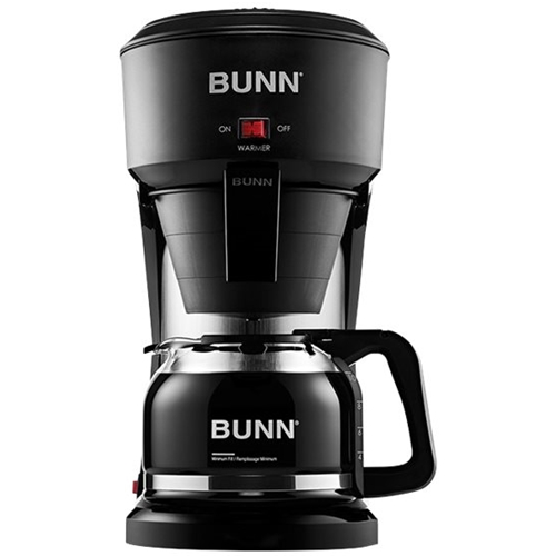 BUNN - Speed Brew 10-Cup Coffee Maker - Black/Stainless Steel Accent