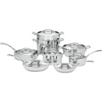 Cuisinart - French Classic 13-Piece Cookware Set - Stainless Steel - Angle_Zoom