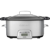 Cuisinart - 7-qt. 4-in-1 Cook Central Multicooker - Aluminum - Front_Zoom