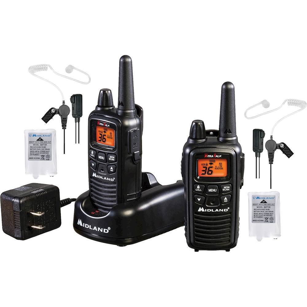 Angle View: Midland - Business 30-Mile, 36-Channel FRS 2-Way Radios (Pair)