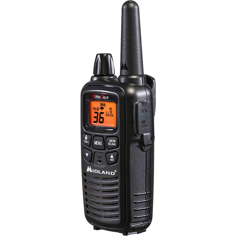 Left View: Midland - Business 30-Mile, 36-Channel FRS 2-Way Radios (Pair)