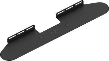 Sonos - Wall Mount for Beam - Black - Front_Zoom