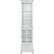 Front Standard. Altra Furniture - Reese Park 72"H Storage Cabinet, White Finish.