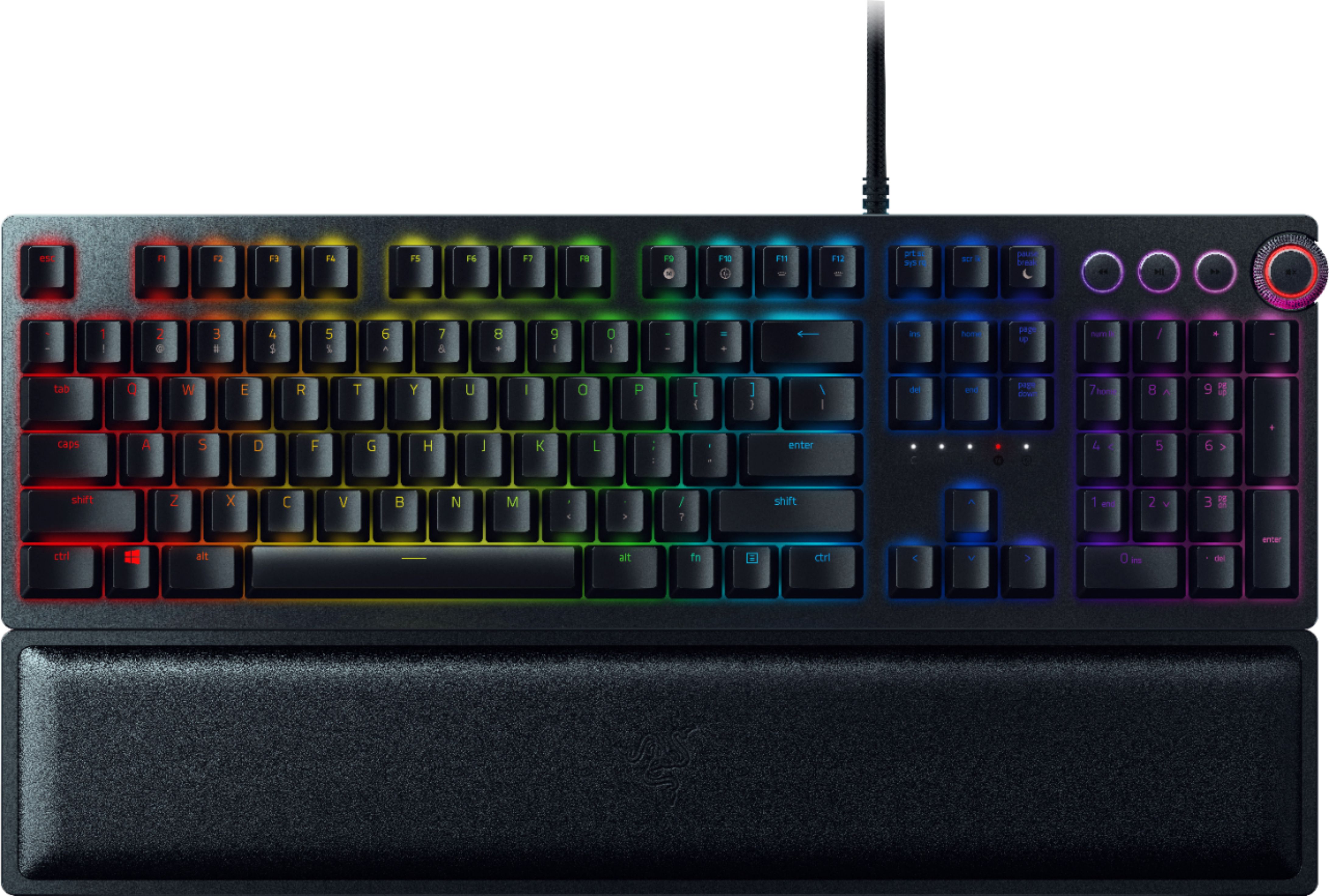 Razer Huntsman Elite Full Size Wired Opto-Mechanical Clicky Switch Gaming  Keyboard with RGB Chroma Backlighting Black RZ03-01870200-R3U1 - Best Buy