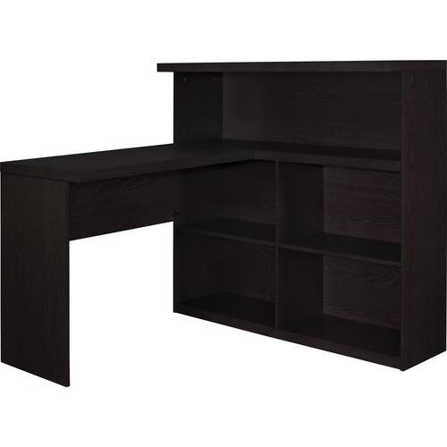 Left Standard. Altra Furniture - Trilium Way Sit/Stand L-Shaped Desk, Espresso Finish.