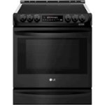 Front. LG - 6.3 Cu. Ft. Self-Cleaning Slide-In Electric Range with ProBake Convection.
