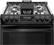 Alt View 12. LG - 6.3 Cu. Ft. Self-Cleaning Slide-In Gas with ProBake Convection - Matte Black Stainless Steel.