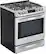 Angle. LG - 6.3 Cu. Ft. Smart Slide-In Dual Fuel True Convection Range with EasyClean and ProBake Convection - Stainless steel.