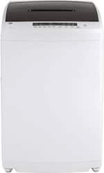 GE - 2.8 Cu. Ft. 8-Cycle Top-Loading Portable Washer - White/Black - Front_Standard