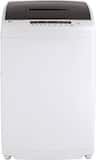 GE - 2.8 Cu. Ft. High-Efficiency Top Load Portable Washer with Stainless Steel Basket and 8 Wash Cycles - White/Black