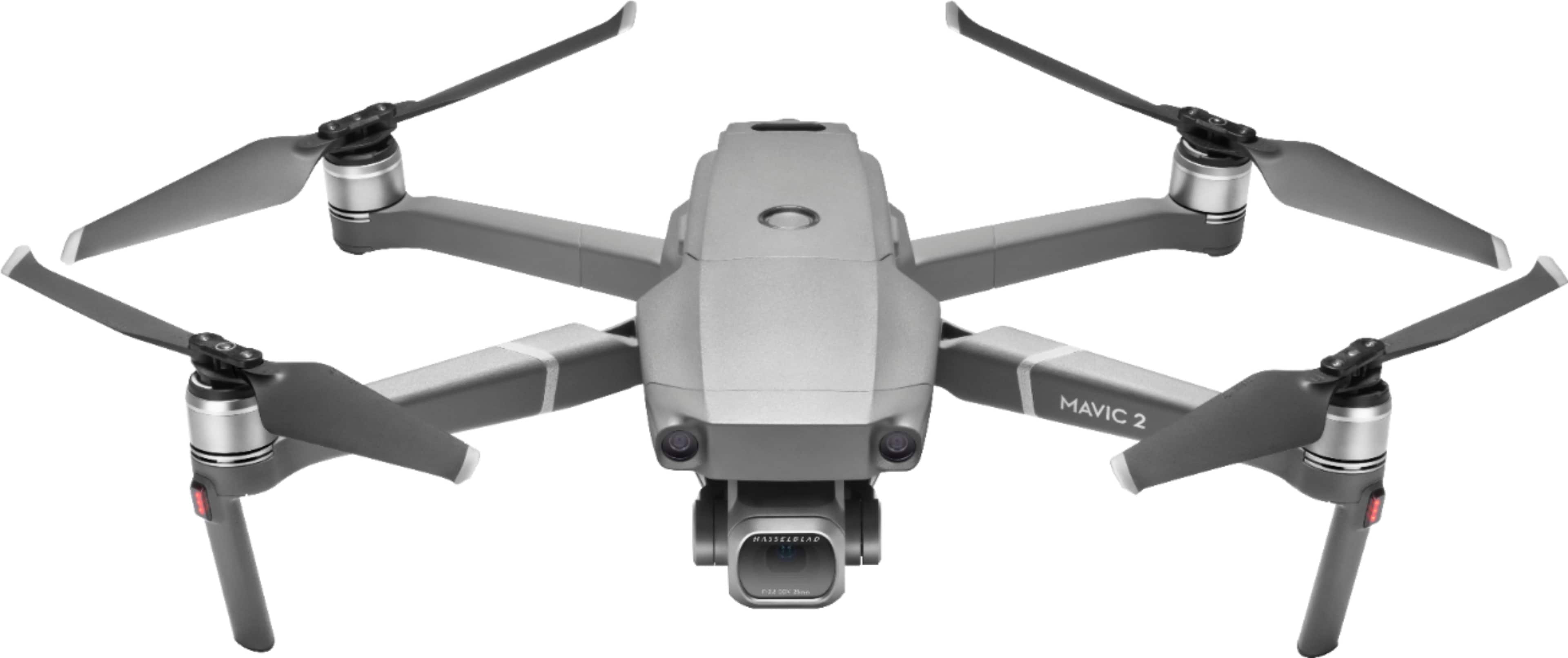 Front. DJI - Mavic 2 Pro Quadcopter with Remote Controller - Gray.