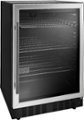 Left Zoom. Insignia™ - 165-Can Built-In Beverage Cooler - Stainless Steel.